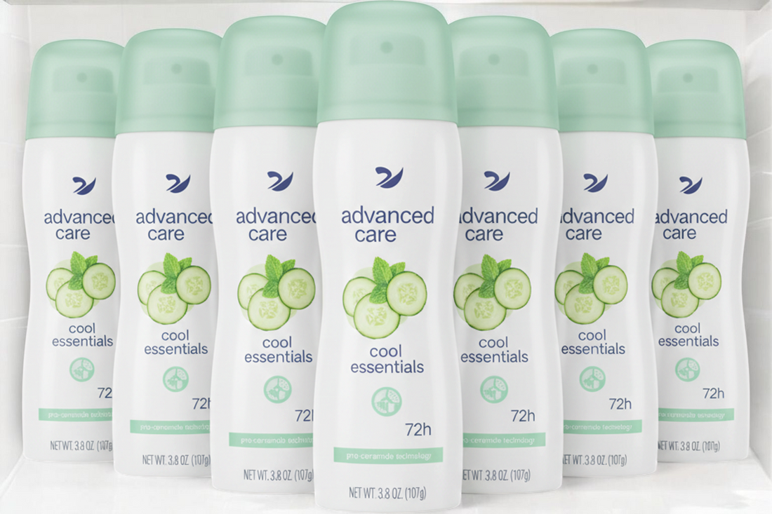 Dove Advanced Care Dry Spray Deodorant Cool Essentials - 6 Pack (1 oz each)