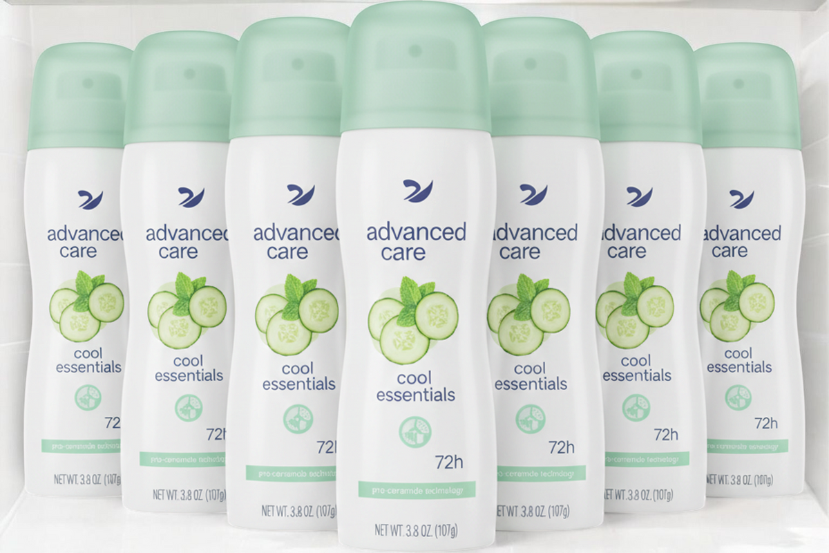 Dove Advanced Care Dry Spray Deodorant Cool Essentials - 6 Pack (1 oz each)