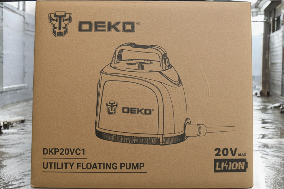 DEKO DKP20VC1 20V Max Lithium-Ion Utility Floating Pump