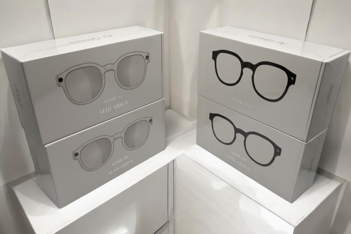 AiMB Black S1 AI Video Smart Glasses