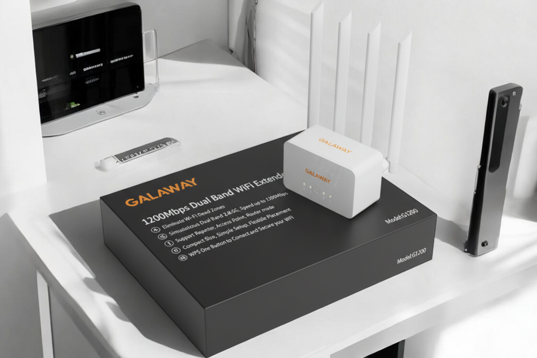 GALAWAY 1200Mbps Dual Band WiFi Extender Model G1200