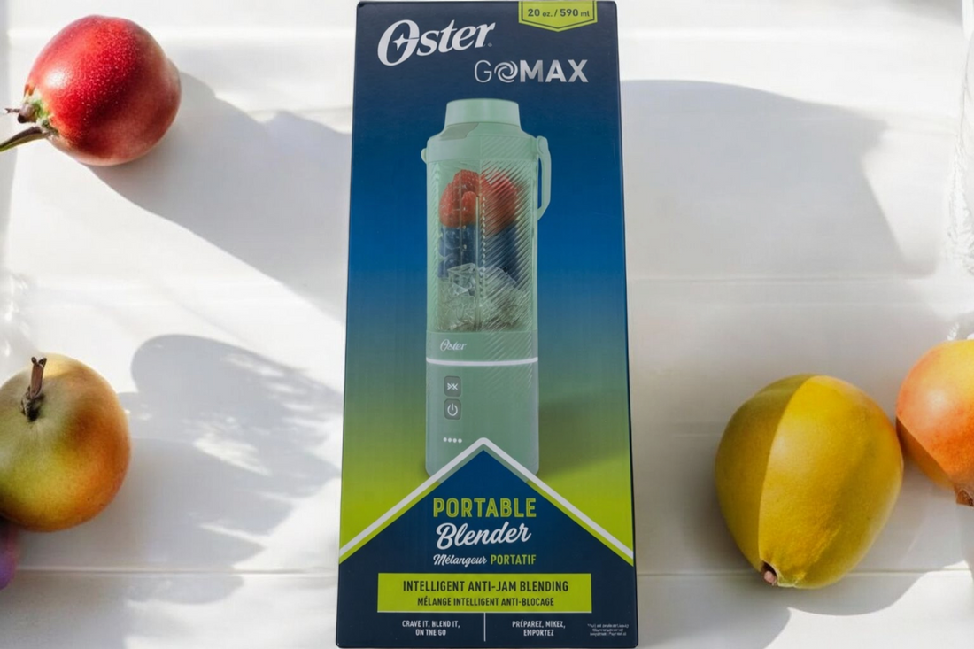 Oster GoMax Portable Blender 20 oz with Intelligent Anti-Jam Blending