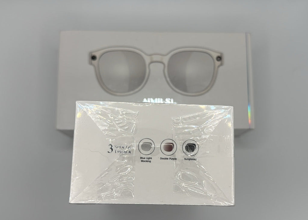 AiMB S1 AI Video Smart Glasses White - product image 2