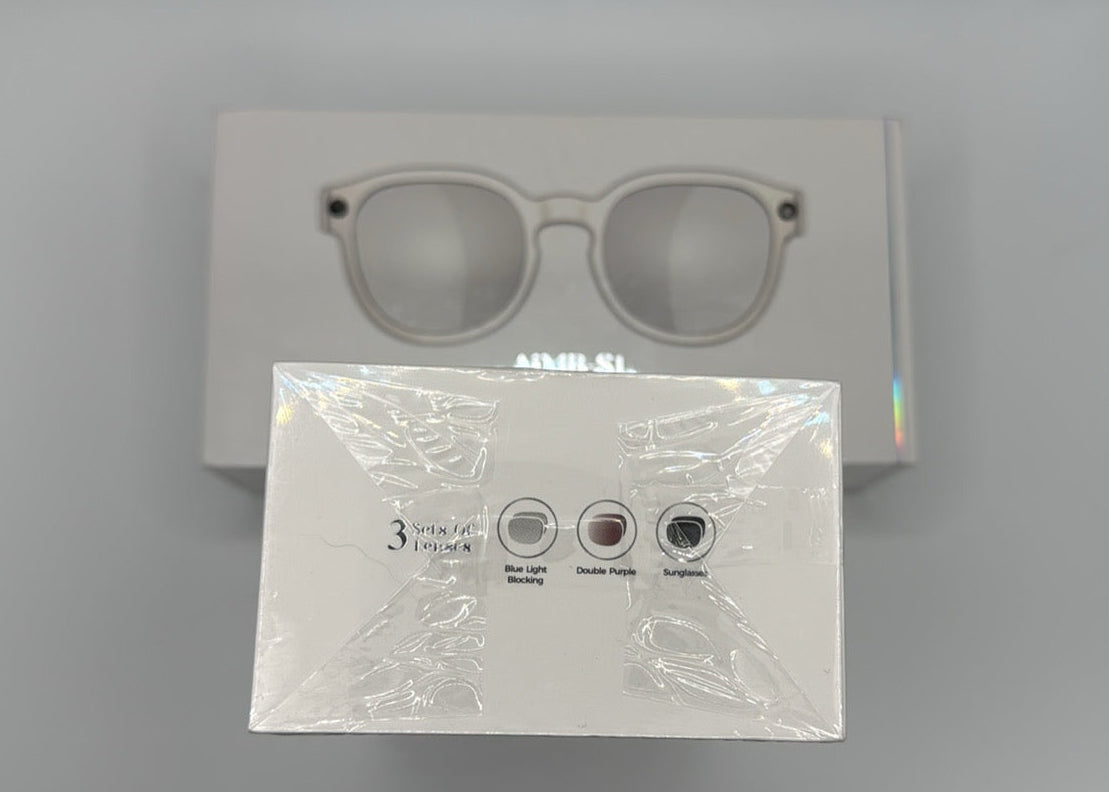 AiMB S1 AI Video Smart Glasses White - product image 2