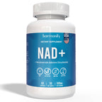 HARMONIFY NAD Supplement (500mg of 95% Pure NAD+ Per Serving, 30-Day Supply) – Vegan, Non-GMO, NAD Booster for Longevity