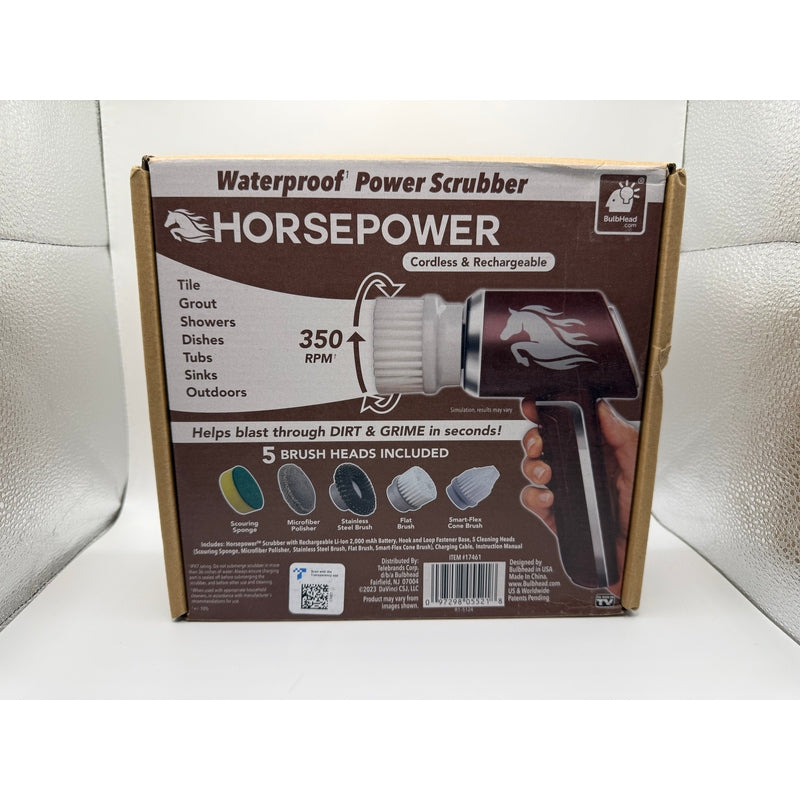 Horsepower Cordless & Rechargeable Waterproof Power Scrubber - product image 1