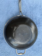 Hexclad 12-Inch Hybrid Stainless Steel Nonstick Wok - Pre-Owned Excellent Condition