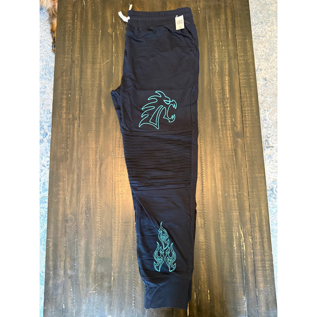 Disney's Blue Lightning Black Jogger Women's Large - product image 1