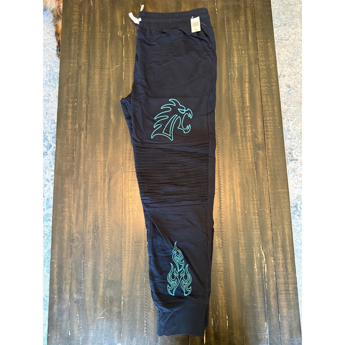 Disney's Blue Lightning Black Jogger Women's Large - product image 1