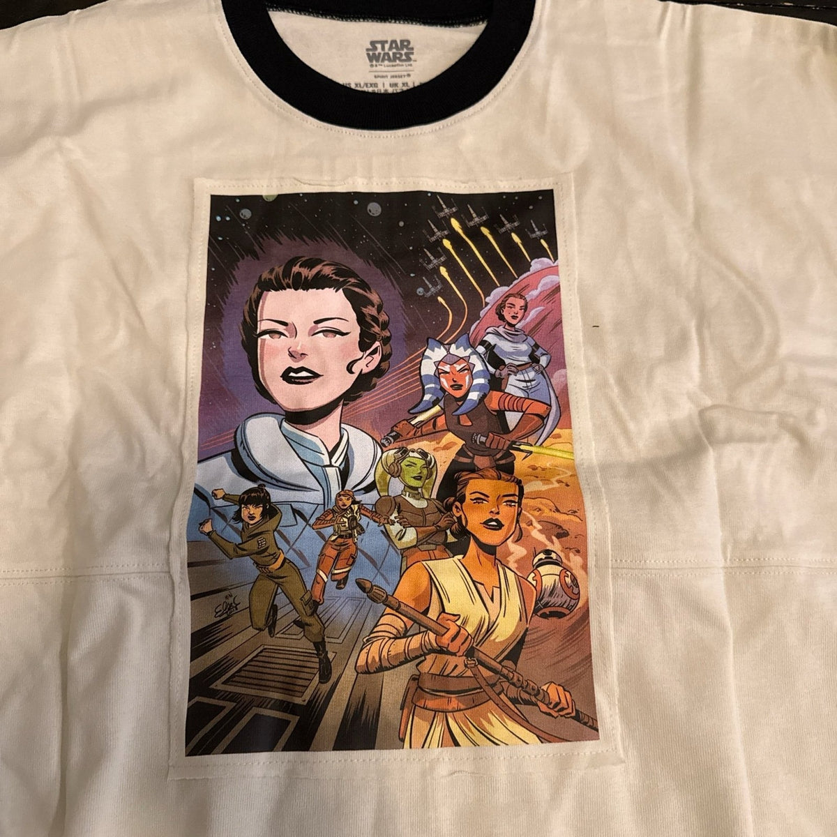 Star Wars "The Force Is With Us" Long-Sleeved Top Women's XL NWT - product image 5