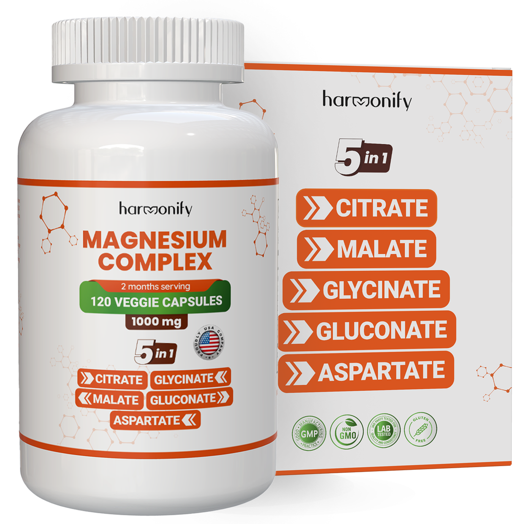 Magnesium Glycinate Citrate Malate Aspartate Gluconate, 5 in - product image 1