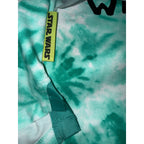 Star Wars side label and tie-dye fabric detail