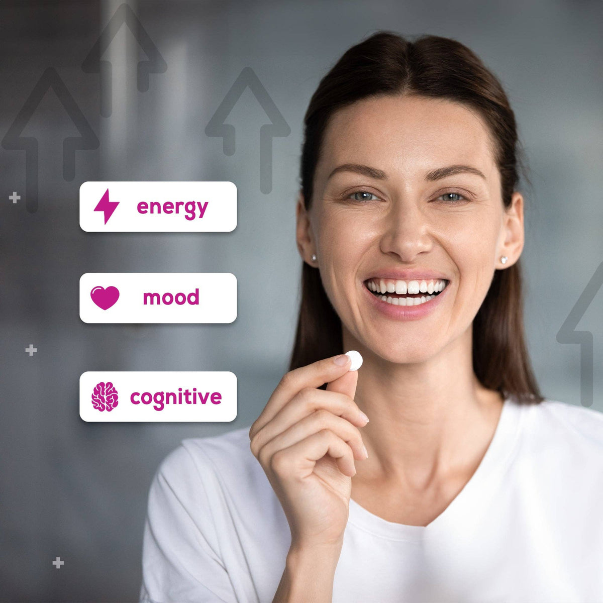 HARMONIFY Energy & Focus Gum (54 Pieces) – Sugar-Free with L-Theanine, Natural Caffeine, and Vitamins B12 & B6 – Focus &