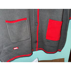 Marvel Gray and Red Cardigan Button-Up Sweater Men's XXL - product image 4