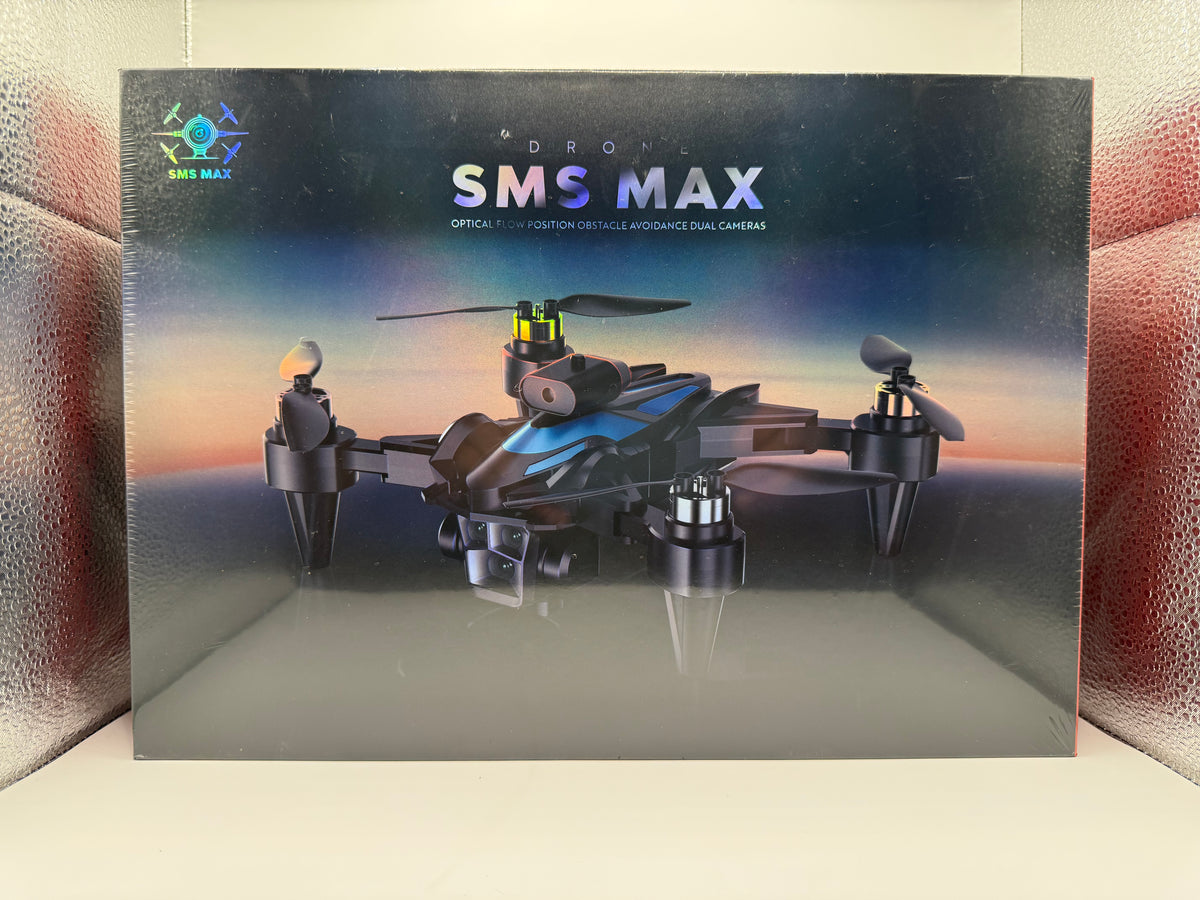 SMS Max Drone with Screened Controller, Optical Flow Position, Obstacle Avoidance, Dual Cameras - product image 1