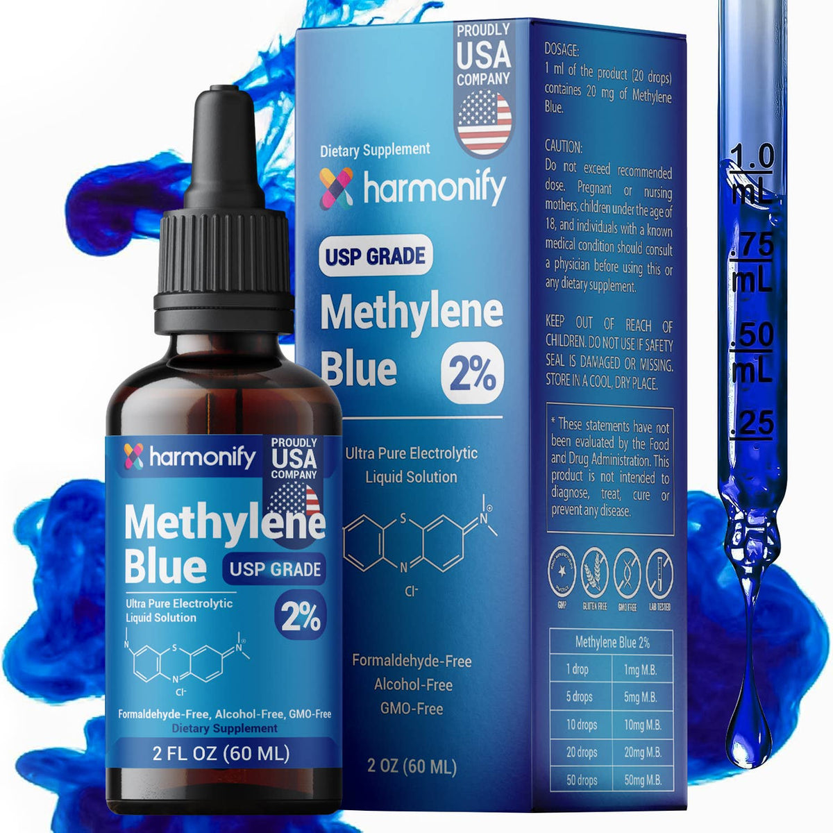 HARMONIFY Methylene Blue Supplement 60 ML (2 FL OZ) - product image 8