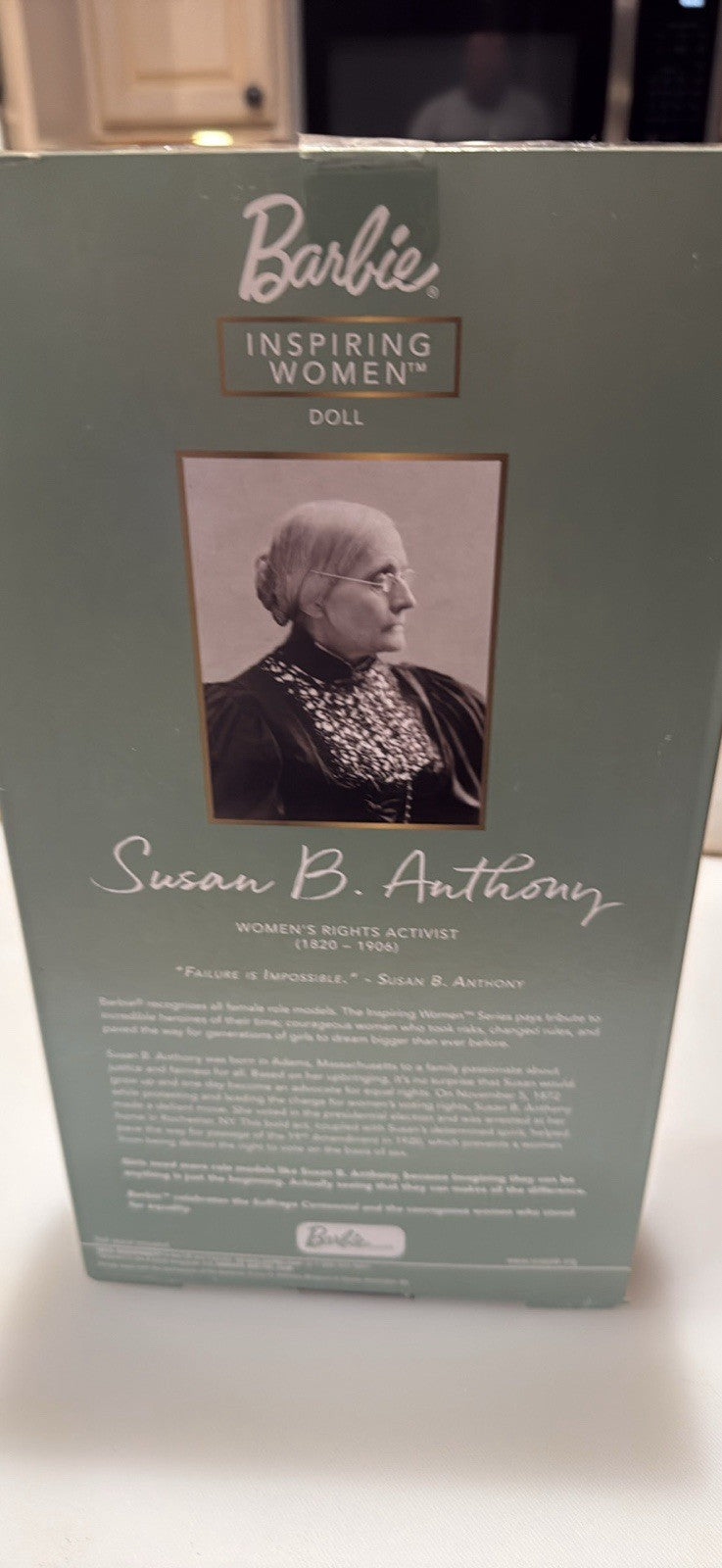 Barbie Signature Susan B Anthony Doll Inspiring Women Series Mattel