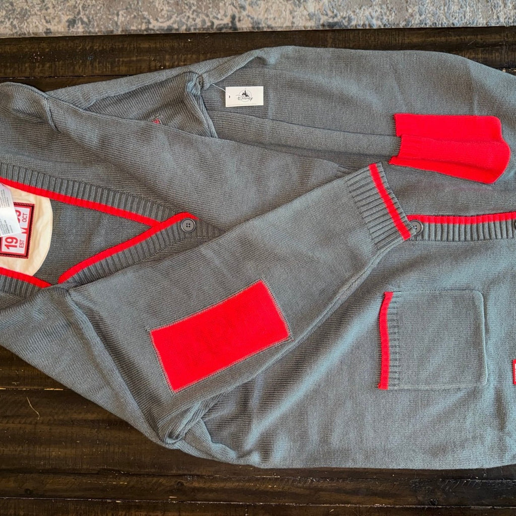 Marvel Gray Cardigan Sweater by Disney - Cozy Superhero Style NWT Size XL - product image 4