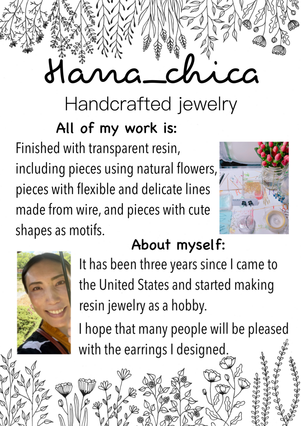 Emi Robertson’s original introduction and explanation of her Hana_chica jewelry