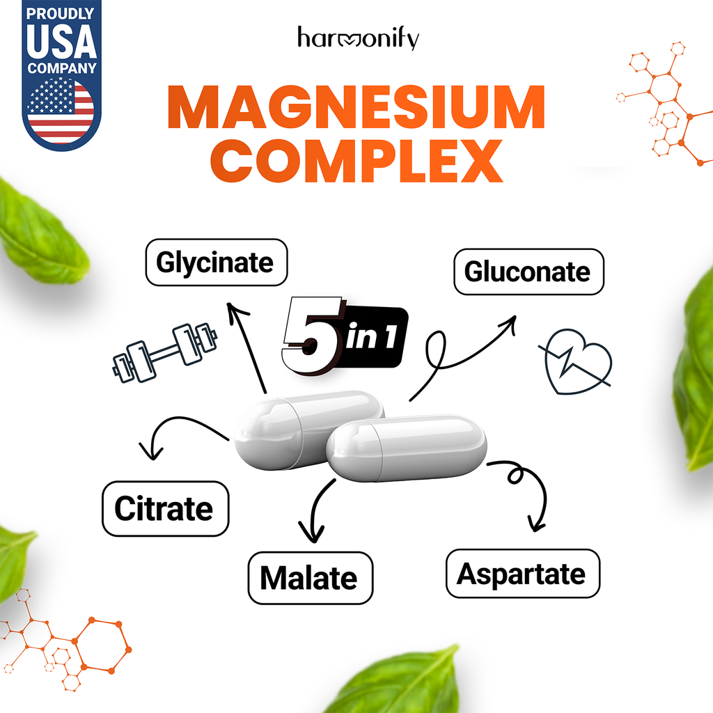 Magnesium Glycinate Citrate Malate Aspartate Gluconate, 5 in - product image 4