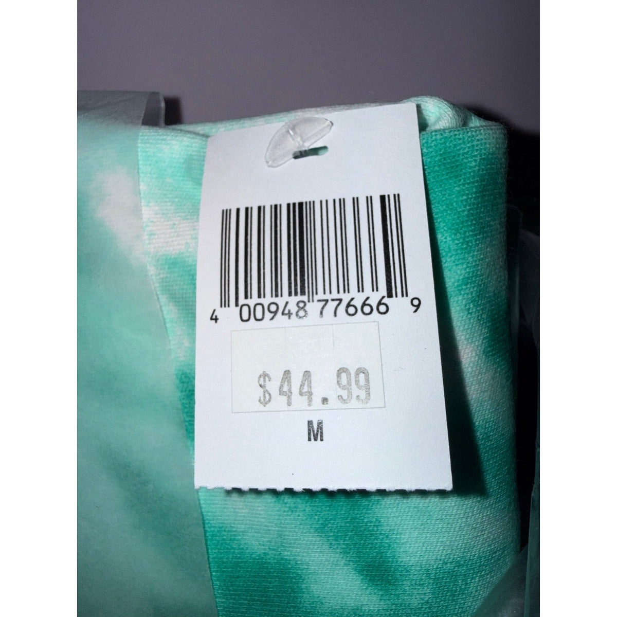 Disney Star Wars shirt hangtag showing size Medium