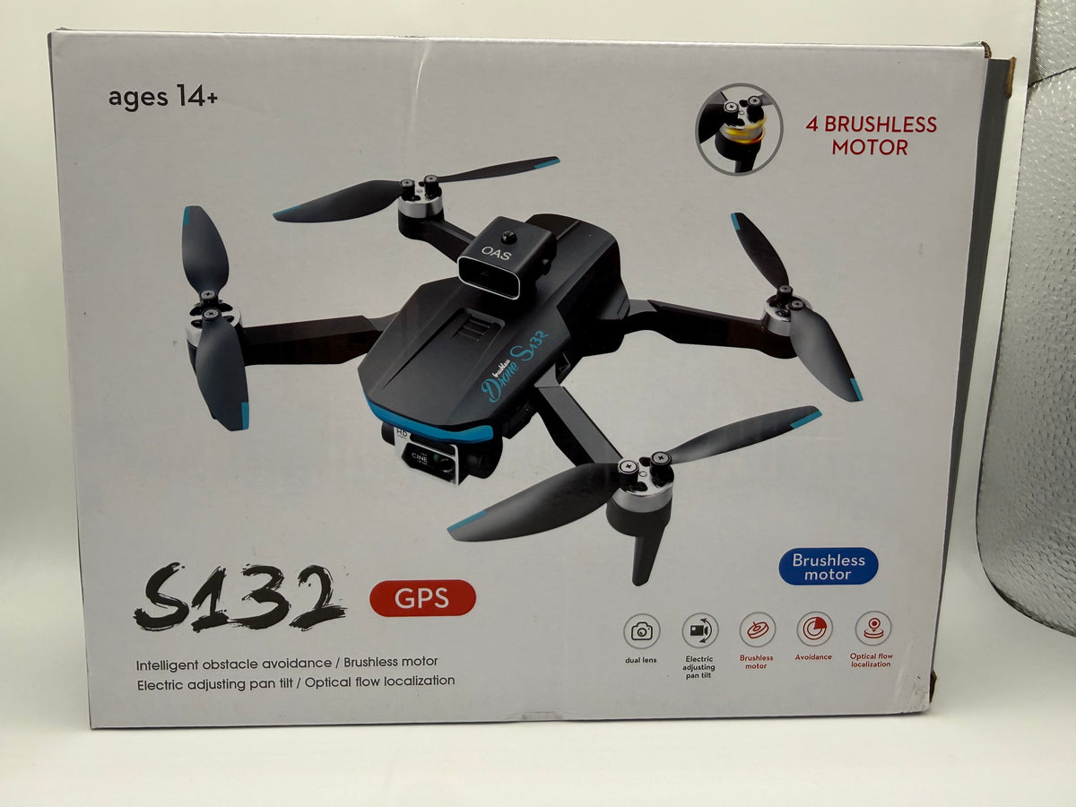 S132 GPS Brushless Motor Drone with Dual Lens and Electric Pan Tilt - product image 1