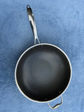 Hexclad 12-Inch Hybrid Stainless Steel Nonstick Wok - Pre-Owned Excellent Condition
