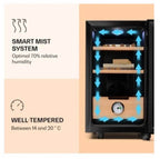 Klarstein El Presidente 23 Electric Cigar Humidor Cabinet - product photo 4