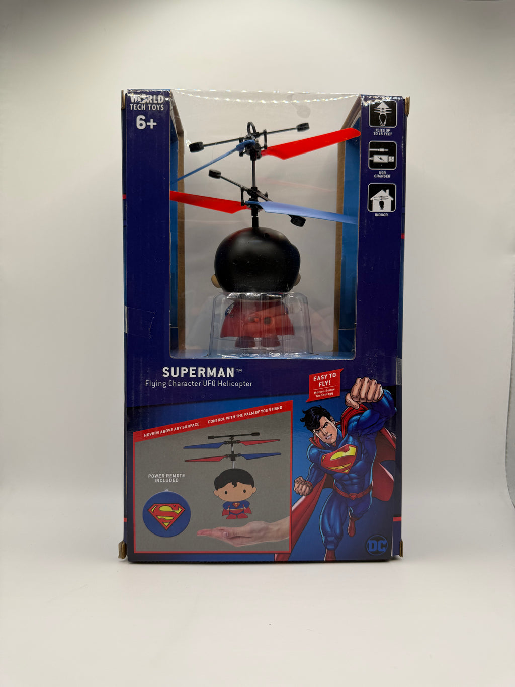 DC Superman Flying Character UFO Helicopter Toy by World Tech Toys - product image 2