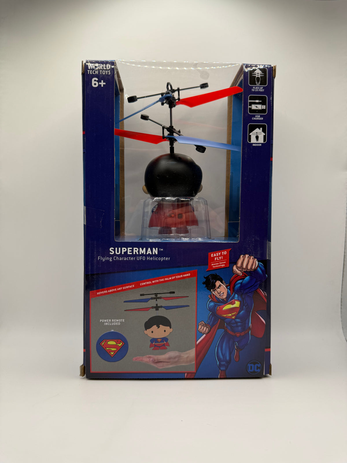 DC Superman Flying Character UFO Helicopter Toy by World Tech Toys - product image 2