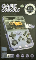 R36S 64GB handheld console purple model packaging