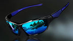 Gray polarized fishing sunglasses with UV protection