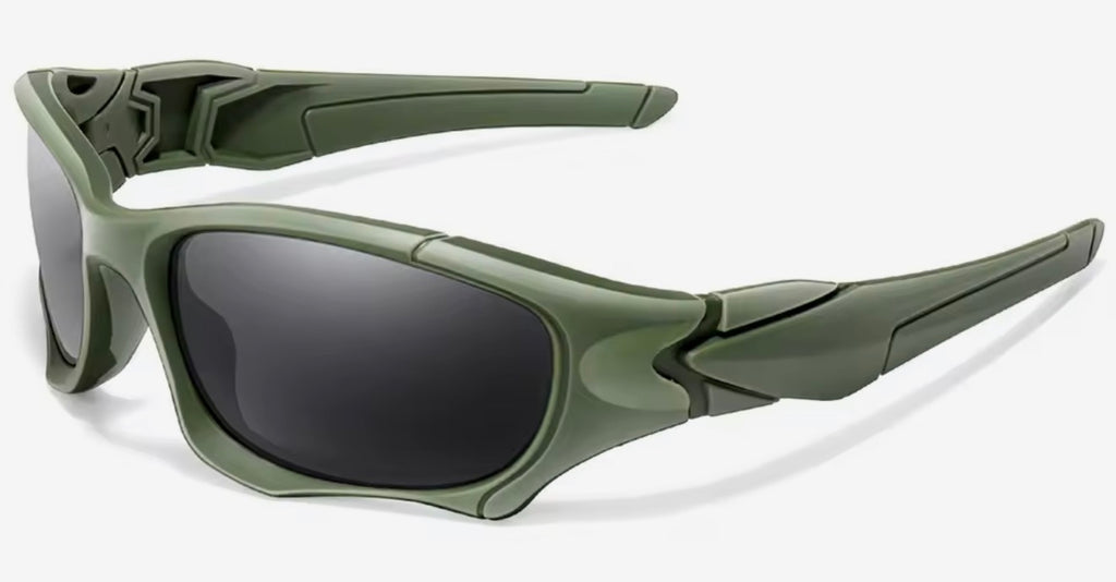 Gray polarized fishing sunglasses with UV protection – image 2