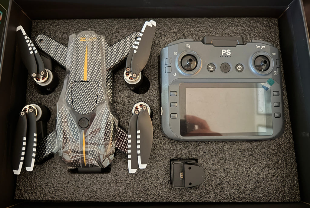 Phoenix X4 GPS Camera Drone with Screen Remote – Advertised Return-to-Home