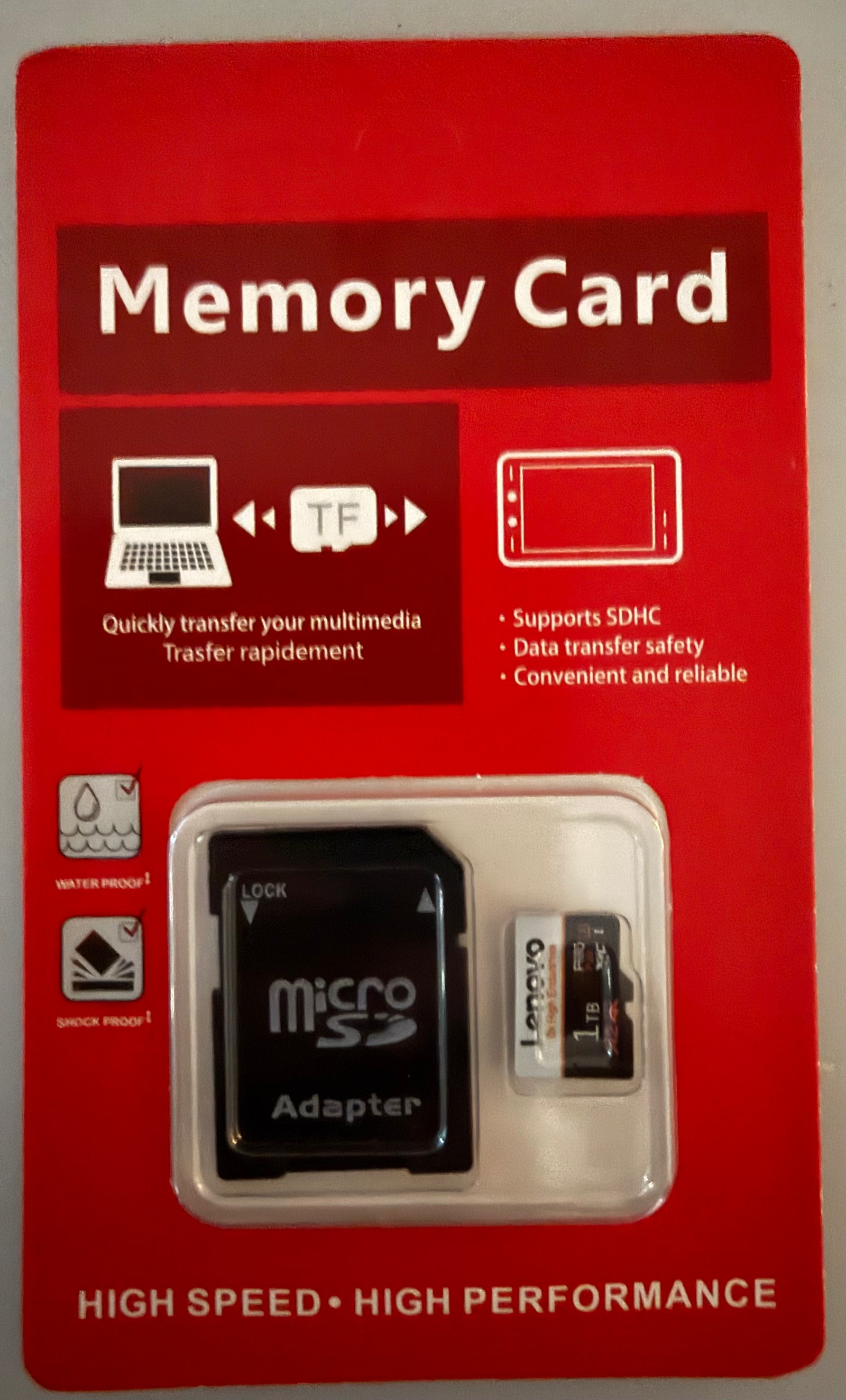 Micro SD Memory Card with Adapter - product image 2