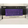 Drop CSTM80 Atomic Purple Mechanical Keyboard with Gateron KS-3 Milky Yellow Linear Switches - product image 1