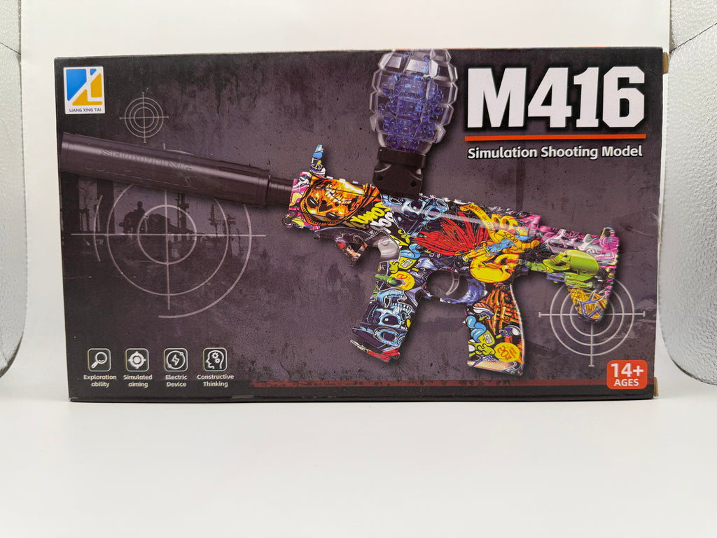 M416 Gel Blaster with Colorful Graffiti Design(Colors Vary) - product image 1