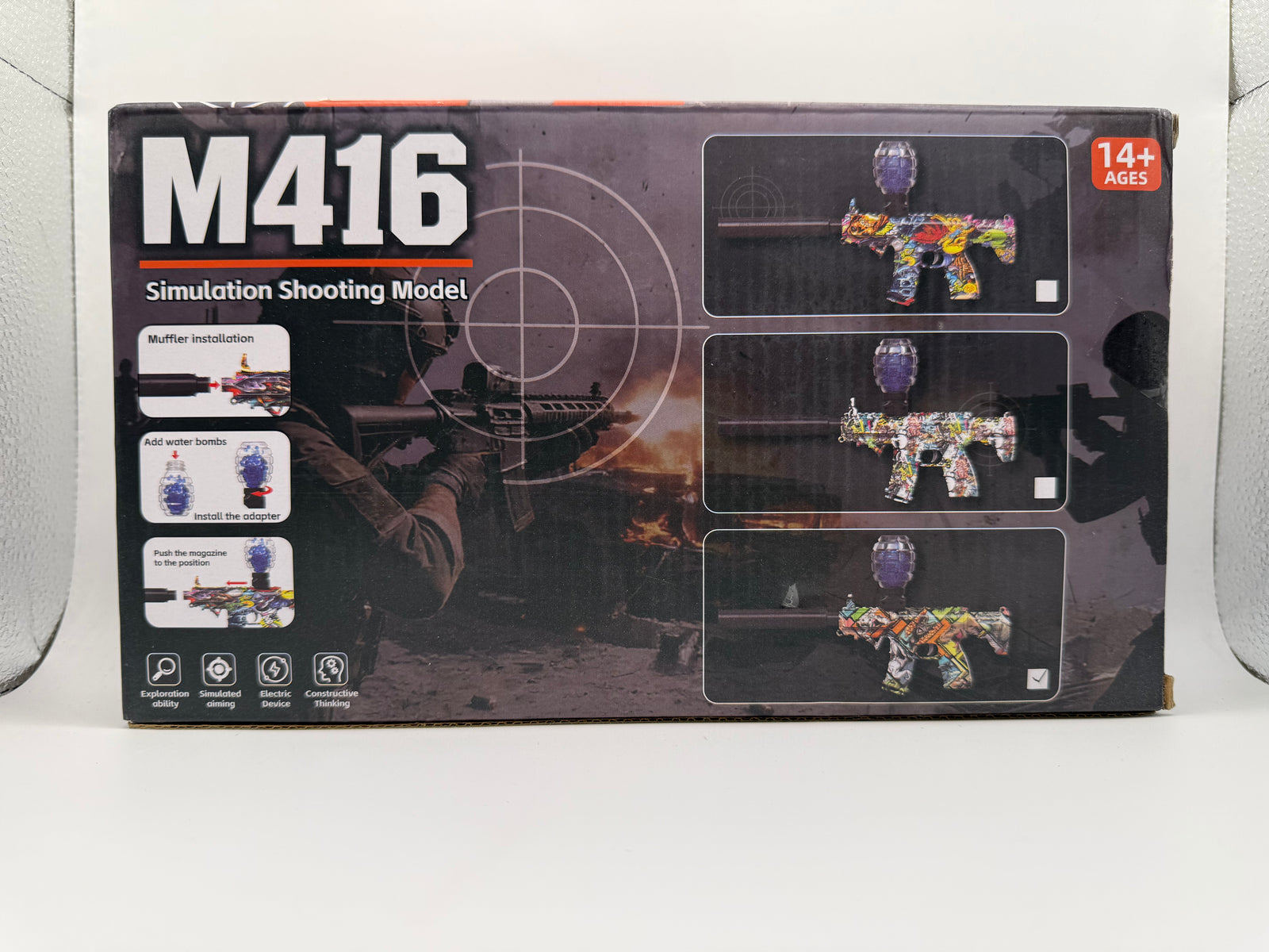M416 Gel Blaster with Colorful Graffiti Design(Colors Vary) - product image 2