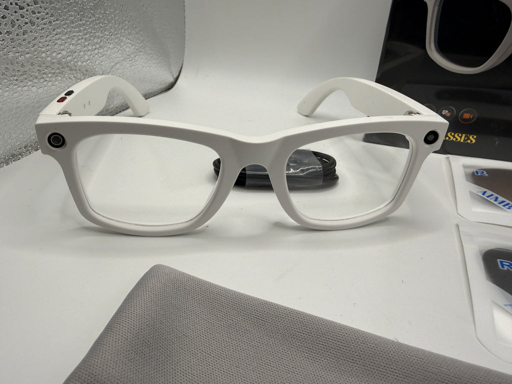 AiMB S2 Max white AI smart glasses product image