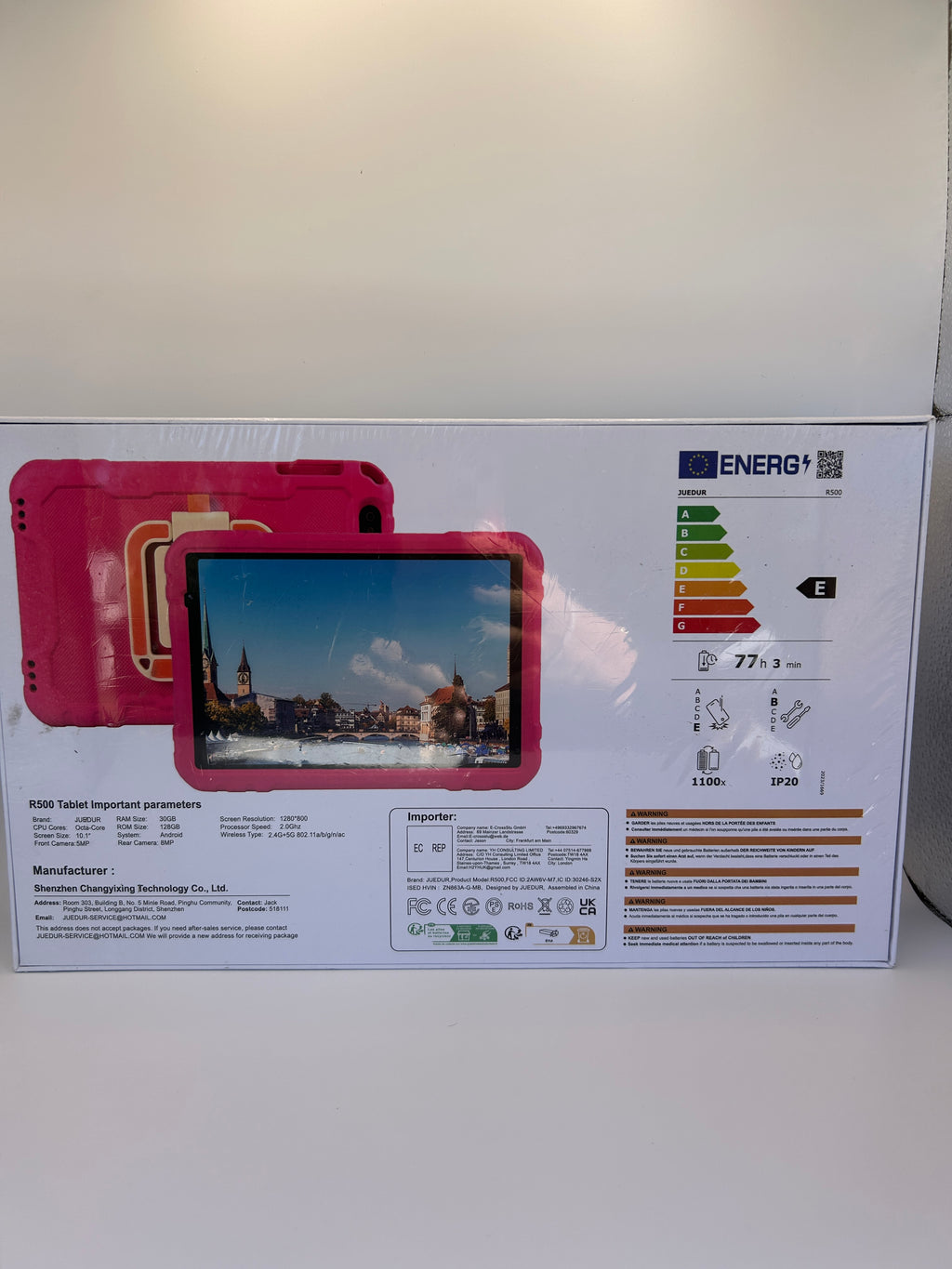 JUEDUR R500 10.1-Inch Android Tablet, 128GB - product photo 2
