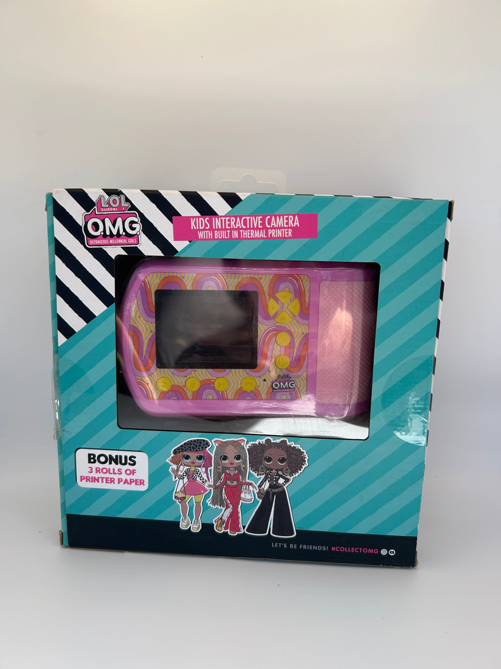 L.O.L. Surprise! O.M.G. Kids Interactive Camera with Thermal Printer - Pink - product photo 2