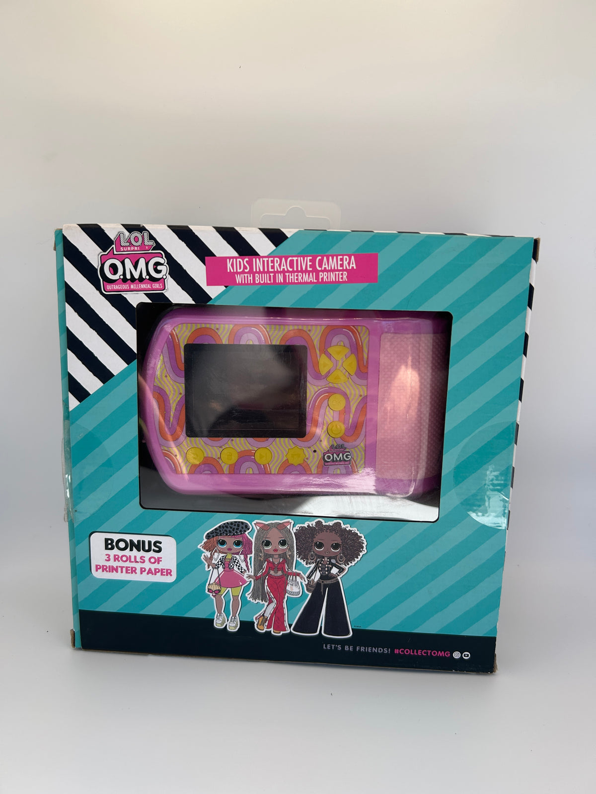 L.O.L. Surprise! O.M.G. Kids Interactive Camera with Thermal Printer - Pink - product photo 2