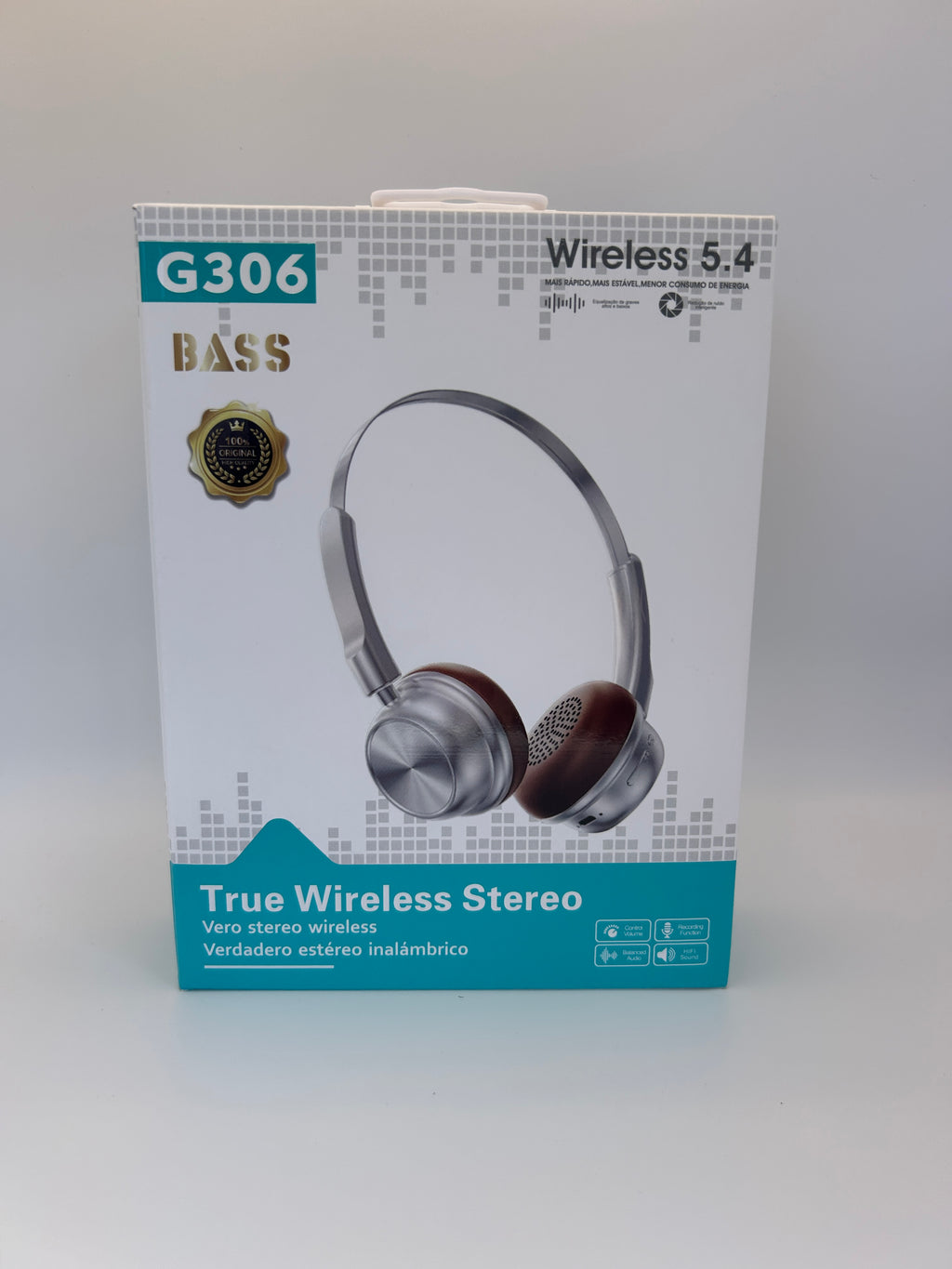 G306 True Wireless Stereo Headphones - Black - product photo 1