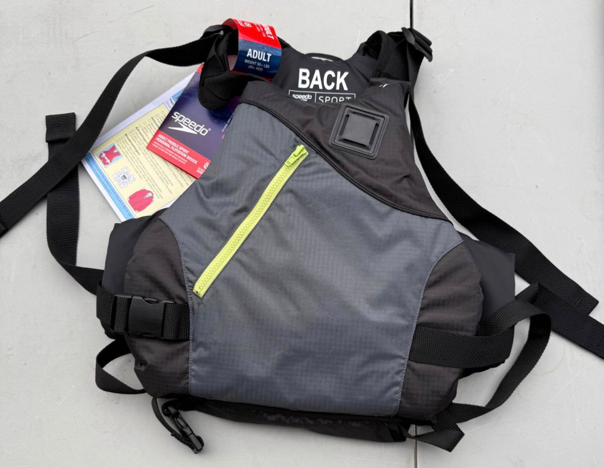 Speedo Adult Paddle Sport PFD Life Jacket front view