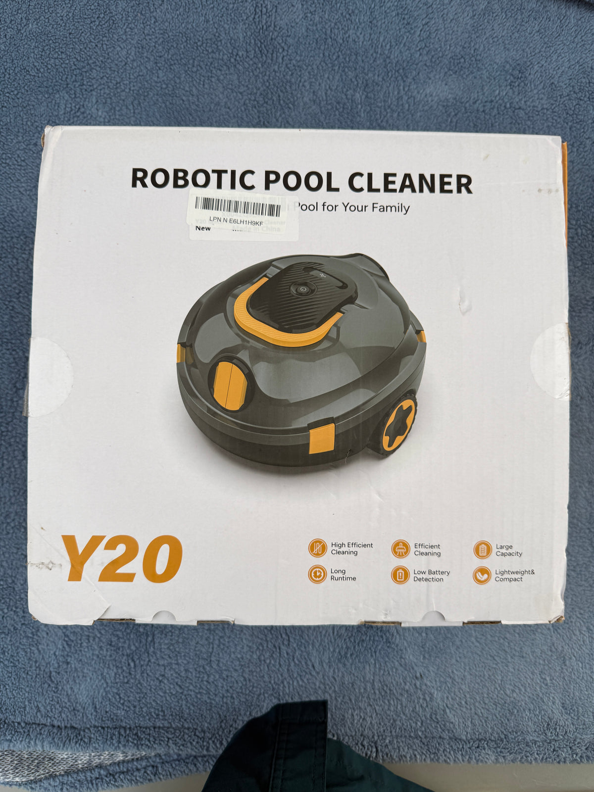 Y20 Robotic Pool Cleaner front view
