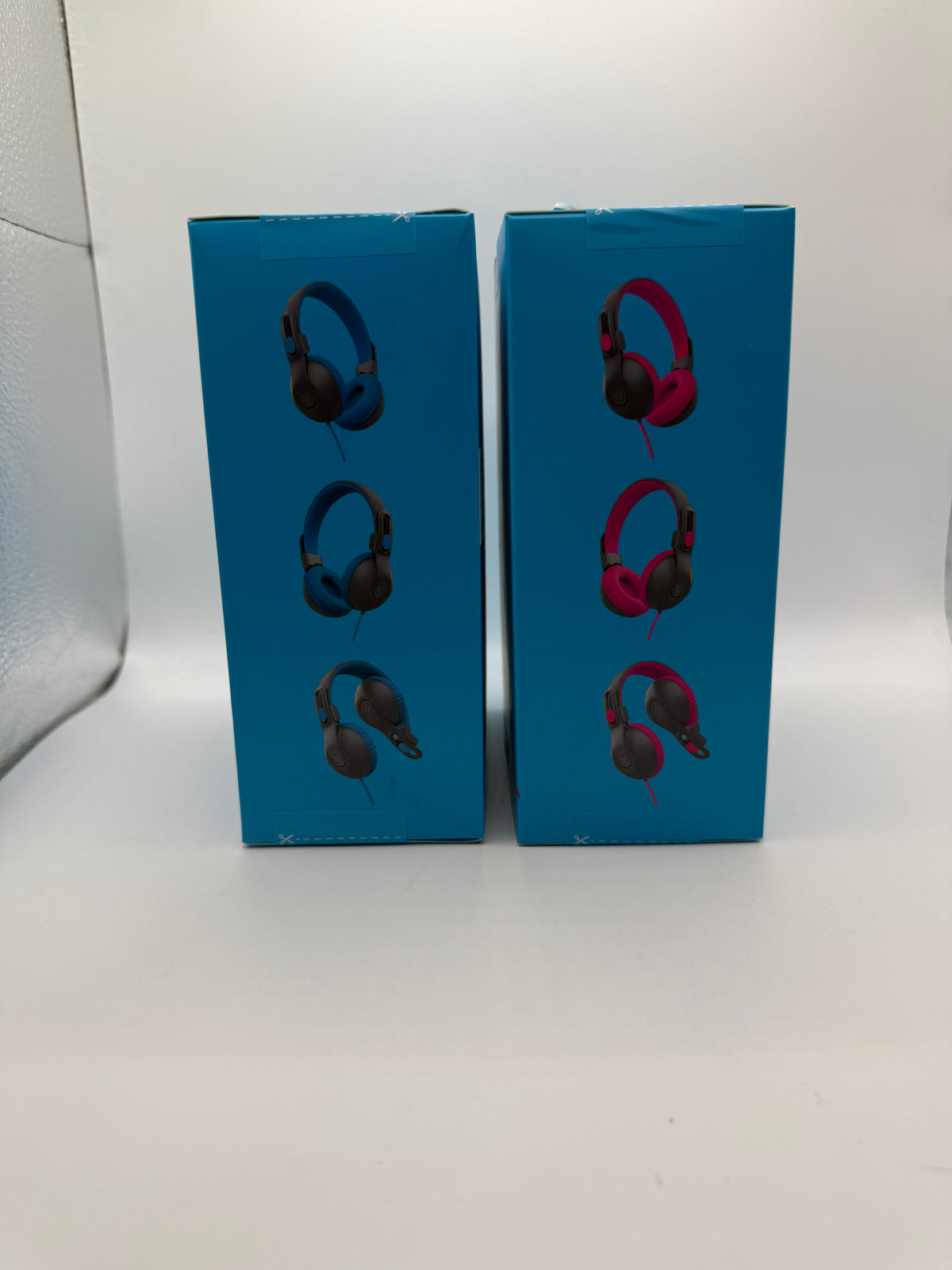 JLab JBuddies Studio2 On-Ear Folding Kids Headphones in Pink