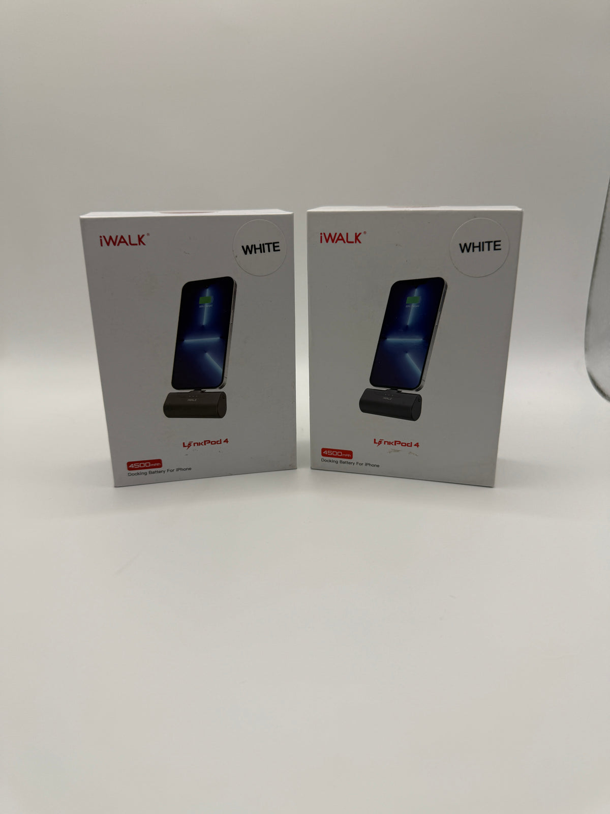 iWALK LinkPod 4 white docking battery for iPhone in box