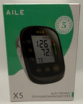 AILE X5 Electronic Sphygmomanometer Blood Pressure Monitor Packaging Front