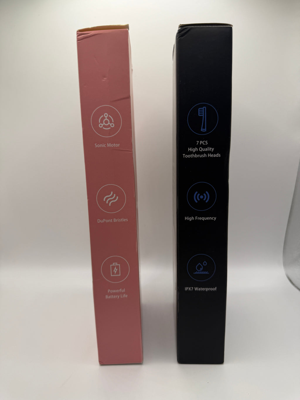 SEJOY Sonic Electric Toothbrush Black Packaging