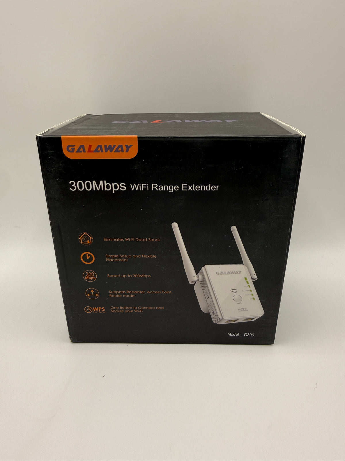 GALAWAY 300Mbps WiFi Range Extender box front